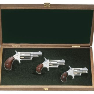 North American Arms 3-Gun Standard Collector’s Set Walnut Display Case