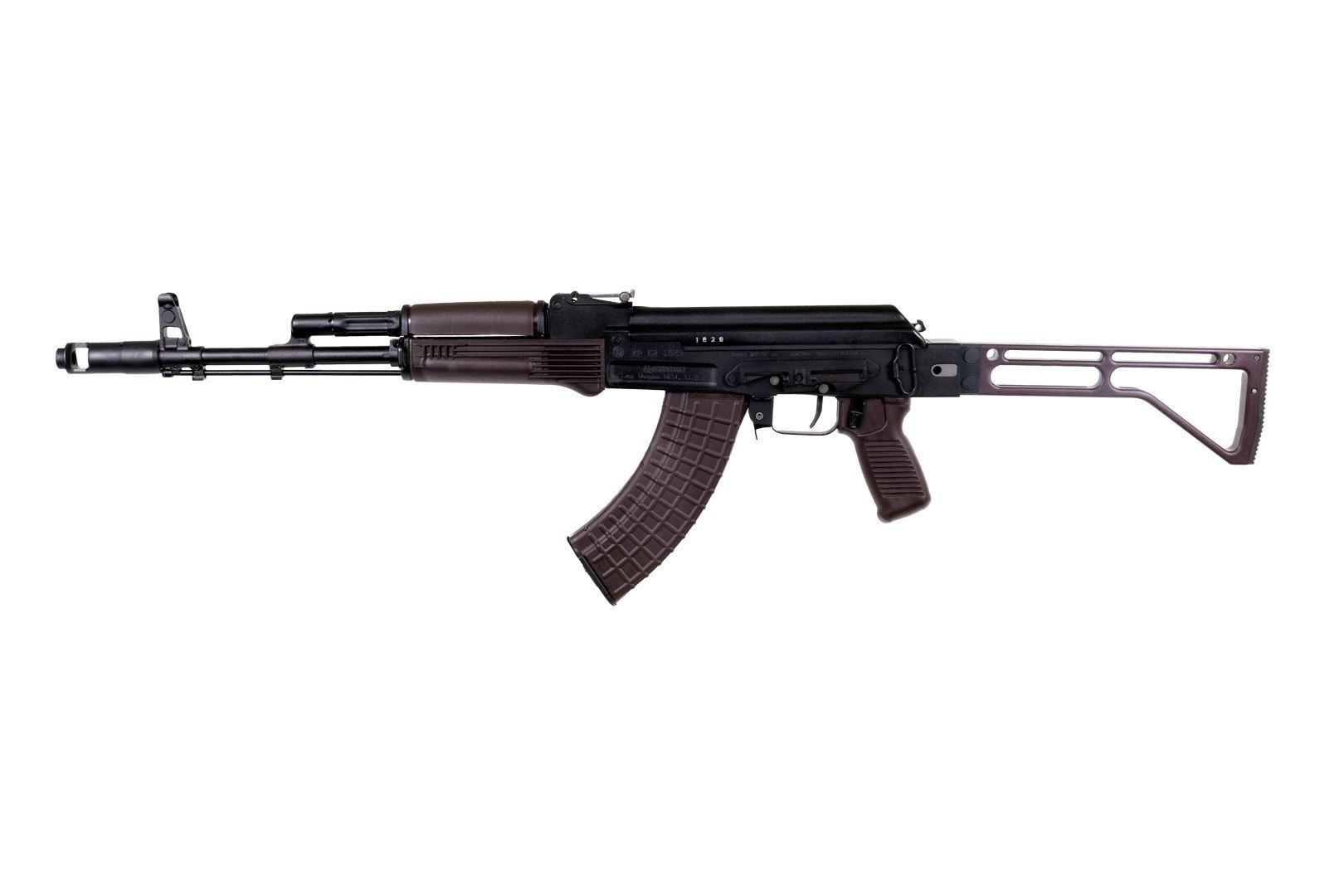Arsenal SAM7SF 7.62x39mm Semi-Auto AK-47 Rifle with Aluminum Side-folding Buttstock Plum Furniture 10rd - Image 3