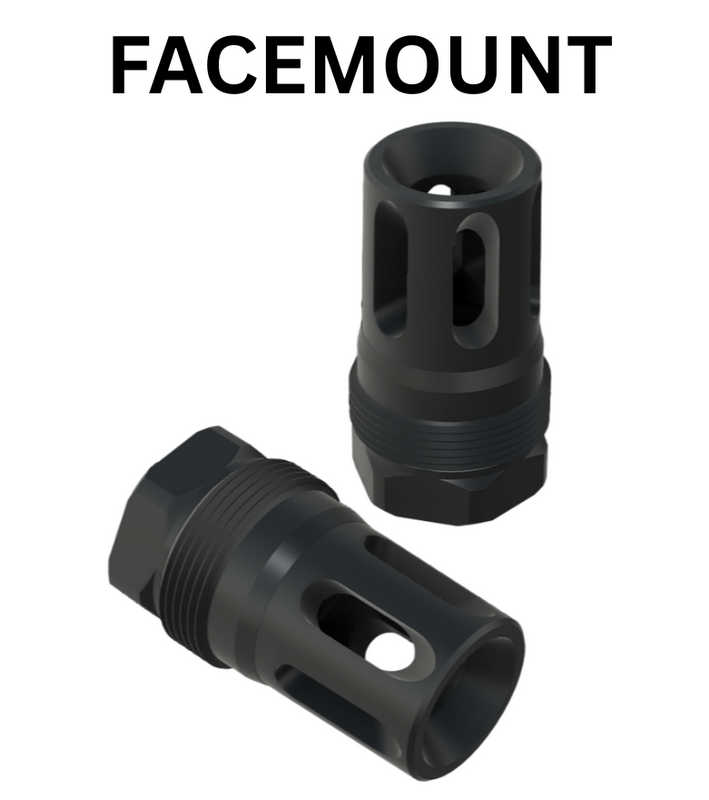 Comstock Facemount – Compact Flash Hider (M14x1 LH) Plan-B Suppressor Mount