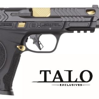 M&P9 M2.0 Metal 9mm 4.9″ NTS Gold/Blk 17&23 TALO