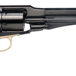 Cimarron CA1000 1858 New Model Army 45 Colt (Long Colt) 6rd Shot 8″ Blued Octagon Barrel, Blued Cylinder, Blued Steel Frame, Walnut Grip, Exposed Hammer