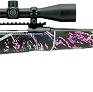 Savage Arms 57336 110 Apex Hunter XP 243 Win 4+1 22″, Matte Black Metal, Muddy Girl Synthetic Stock, Vortex Crossfire II 3-9x40mm Scope
