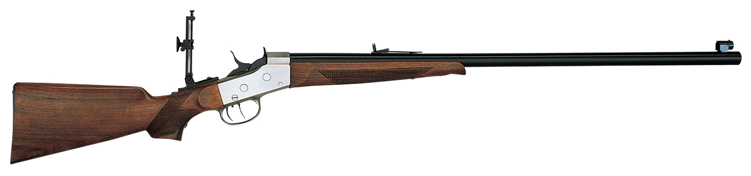 Davide Pedersoli 010S822457 Rolling Block Creedmoor #2 Full Size 45-70 Gov 1rd, 30″ Blued Round Steel Barrel, Blued Steel Receiver, Walnut Fixed Stock, Double Set Trigger, Right Hand