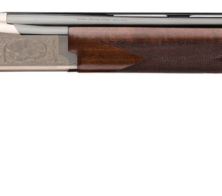 Browning 0180764005 Citori 725 Feather Superlight 12 Gauge 26″ Barrel 2.75″ 2rd, Blued Barrels, Silver Nitride Finished Engraved Receiver, Black Walnut Straight Grip Stock, Schnabel Forearm