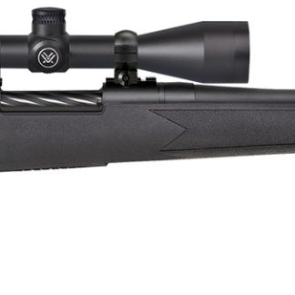 Mossberg 28052 Patriot  22-250 Rem Caliber with 5+1 Capacity, 22″ Fluted Barrel, Matte Blued Metal Finish & Black Synthetic Stock Right Hand (Full Size) Includes Vortex Crossfire II 3-9x40mm Scope