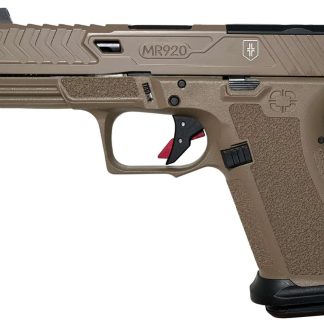 SHADOW SYSTEMS MR920 WAR POET SLD OPTIC DLC HGA 9MM 4IN FLTD THRD BLK BBL FDE FRAME 2/15RD