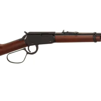 HENRY H1 CLASSIC CARBINE LG LOOP LEVER RIFLE RIL 22 WMR 16.5 IN BBL BLUE/ WALNUT 10 RD