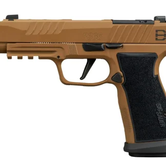 SIG SAUER P365 AXG DH3 DANIEL HORNER 9MM PISTOL 3.7″ COYOTE, O.R. 2-21RD,1-17RD MAGS