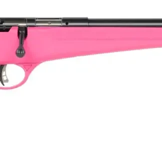 SAVAGE RASCAL F-SR PINK 22LR RIFLE 16.125″ THREADED 1 SHOT