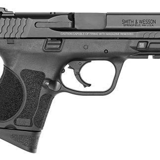 Smith & Wesson 12481 M&P M2.0 Sub-Compact 9mm Luger 12+1, 3.60″ Black Armornite Stainless Steel Barrel & Serrated Slide, Matte Black Polymer Frame w/Picatinny Rail