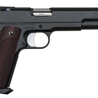 Dan Wesson 01840 Bruin 10mm Auto 8+1 6.03″ Stainless Steel Barrel, Black Duty Serrated Stainless Steel Slide & Frame w/Beavertail, Brown G10 Grip, Ambidextrous