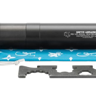Griffin Armament GAREV45 Revolution Mod 3 45 Cal 1.375″ Black Hardcoat Anodized Aluminum/Stainless Steel, CAM-LOK Piston Included