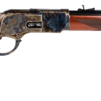 Taylors & Company 550202DE 1873 Taylor Tuned 357 Mag 10+1 18″ 1/2 Octagon Barrel Walnut Fixed Pistol Grip Stock Color Case Hardened Right Hand