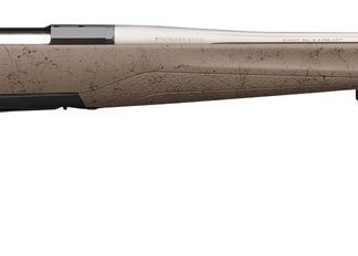 Browning 035513297 X-Bolt Western Hunter 300 PRC 3+1 26″ MB Matte Blued Spider Webbed Flat Dark Earth Cerakote Hard Core Fiber-Fusion with Adjustable Comb Stock Right Hand (Full Size)