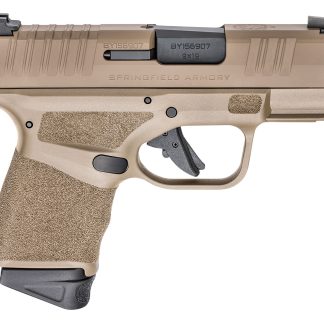 Springfield Armory HC9319F Hellcat Micro-Compact Frame 9mm Luger 13+1/11+1 3″ Melonite Steel Barrel, Flat Dark Earth Cerakote Serrated Steel Slide, Flat Dark Earth Polymer Frame w/Picatinny Rail