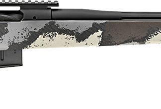 Springfield Armory BAW92465PRCD Model 2020 Waypoint 6.5 PRC 3+1 24″ Graphite Black Cerakote Fluted Barrel & Picatinny Rail Stainless Steel Receiver, Ridgeline Camo Fixed Carbon Fiber Stock