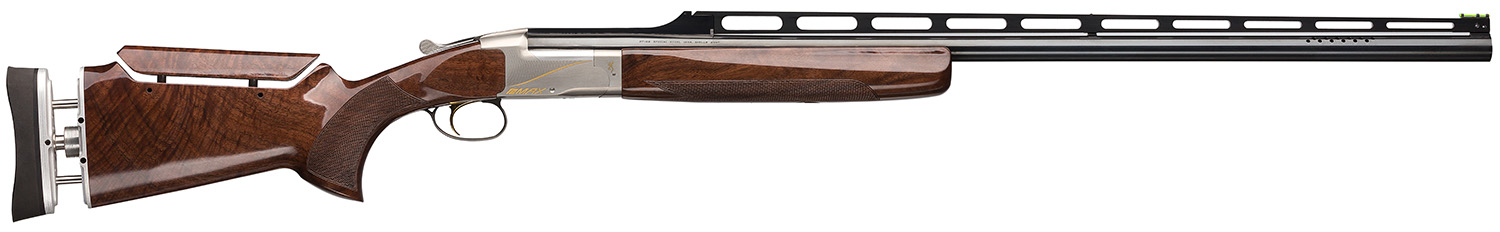 Browning 017087401 BT-99 Max High Grade 12 Gauge 34″ 1rd 2.75″ Silver Nitride Gloss Oil Black Walnut Fixed Graco Pro Fit Adjustable Buttplate & Comb Stock Right Hand (Full Size)