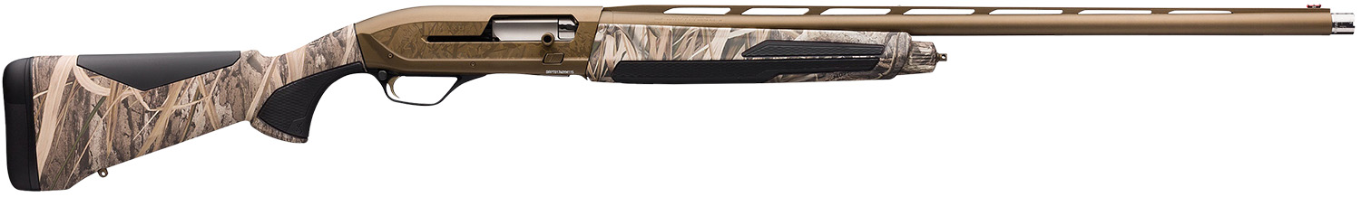 Browning 011705204 Maxus II Wicked Wing 12 Gauge 3.5″ 4+1 (2.75″) 28″ Barrel, Burnt Bronze Cerakote, Mossy Oak Shadow Grass Habitat Stock w/Overmolded Grip Panels
