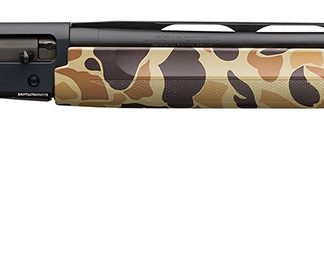 Browning 011431205 Silver Field 12 Gauge 26″ 3.5″ 4+1, Alloy Receiver With Black/Charcoal Bi-Tone Finish, Vintage Tan Camo Synthetic Stock With Textured Gripping Surface
