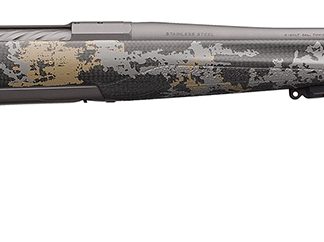 Browning 035540288 X-Bolt Mountain Pro 28 Nosler 3+1 26″ MB Fluted Tungsten Gray Cerakote Accent Graphic Black Carbon Fiber Stock Right Hand (Full Size)