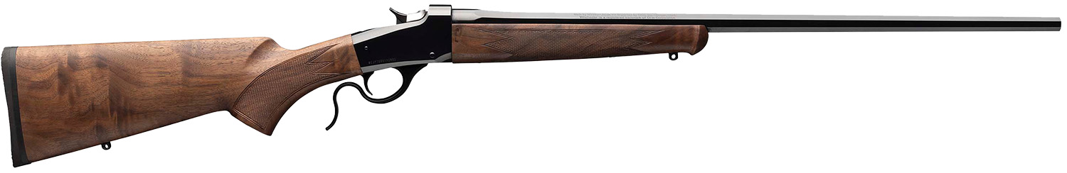Winchester Repeating Arms 534293289 Model 1885 Low Wall Hunter 6.5 Creedmoor 1rd 24″ Polished Blued Octagon Barrel, Drilled & Tapped Steel Receiver, Grade III/IV Walnut Fixed w/Pistol Grip Stock