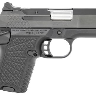 Wilson Combat SFX9SC3A SFX9 Sub-Compact 9mm Luger 10+1 15+1 3.25″ Stainless Steel Barrel, Black DLC Serrated Stainless Steel Slide, Black Aluminum Frame w/Beavertail