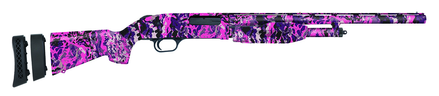 Mossberg 50499 510 Super Bantam Mini 20 Gauge Pump 3″ 3+1 Overall Muddy Girl Wild 18.50″ Vent Rib Barrel, Steel Receiver & Adj LOP Synthetic Stock, Right Hand, Modified Choke