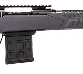 Savage Arms 57940 110 Carbon Tactical Full Size 6.5 PRC 5+1 24″ Carbon Fiber Threaded Barrel. Matte Black Picatinny Rail Carbon Steel Receiver. Adj AccuStock Gray Synthetic Stock, Right Hand