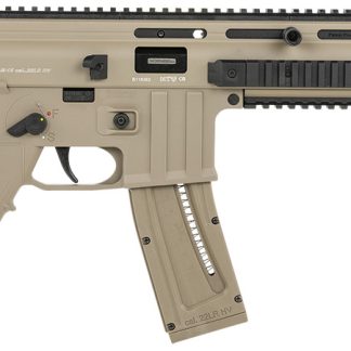 Mauser Rimfire 4150024 M-15 SD Full Size 22 LR 22+1 16.50″ Black Tan Steel Receiver Side Folding w/Adj Cheekrest Black Synthetic Stock Right Hand