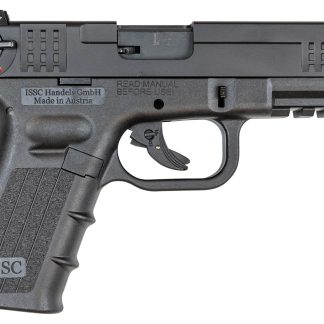 ISSC 111010 M22 Gen 2 22 LR 10+1 4.10″ Threaded Barrel, Front & Rear Serrated Steel Slide, Polymer Frame w/Picatinny Accessory Rail, Black Textured Polymer Grip