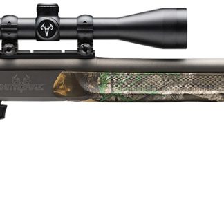 Traditions CR5841104421 NitroFire w/Scope 50 Cal 209 Primer 26″ Gray Cerakote Fluted & Tapered Barrel, Drilled & Tapped Receiver, Realtree Edge Fixed Synthetic Stock, 3-9x40mm Duplex