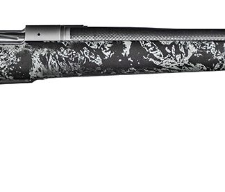 Christensen Arms 8010613700 Ridgeline FFT Full Size 6.5 PRC 3+1, 20″ Stainless Steel Threaded Barrel, Stainless Aluminum Receiver, Black w/Gray Accents Fixed Sporter w/Flash Forged Technology Stock