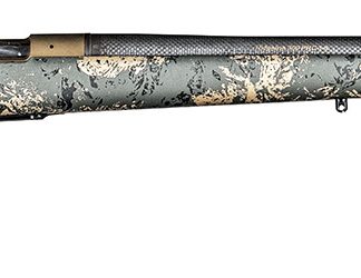Christensen Arms 8010619900 Ridgeline FFT 30-06 Springfield 4+1 22″ Carbon Fiber/Threaded Barrel, Burnt Bronze Cerakote, Green with Black/Tan Accents Stock