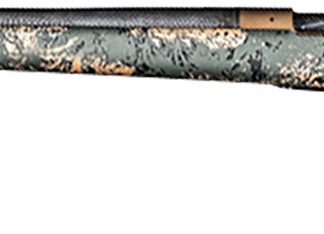 Christensen Arms 8010620900 Ridgeline FFT 7mm-08 Rem 4+1 20″ Carbon Fiber/Threaded Barrel, Burnt Bronze Cerakote, Green with Black/Tan Accents Stock, Left Hand