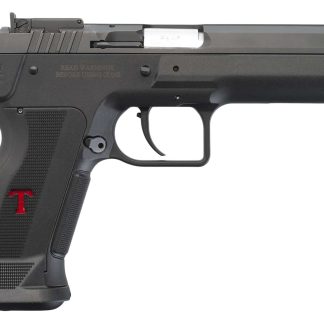Tanfoglio IFG TFSTOCK3P40 Stock III Full Size 40 S&W 13+1, 4.44″ Black Polygonal Rifled Barrel, Black Serrated Slide, Black Polymer Frame w/Beavertail, Polymer Grip