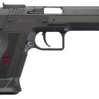 Tanfoglio IFG TFSTOCK3P10 Stock III Full Size 10mm Auto 13+1, Black Polygonal Rifled Barrel, Black Serrated Slide, Black Polymer Frame w/Beavertail, Black Polymer Grip