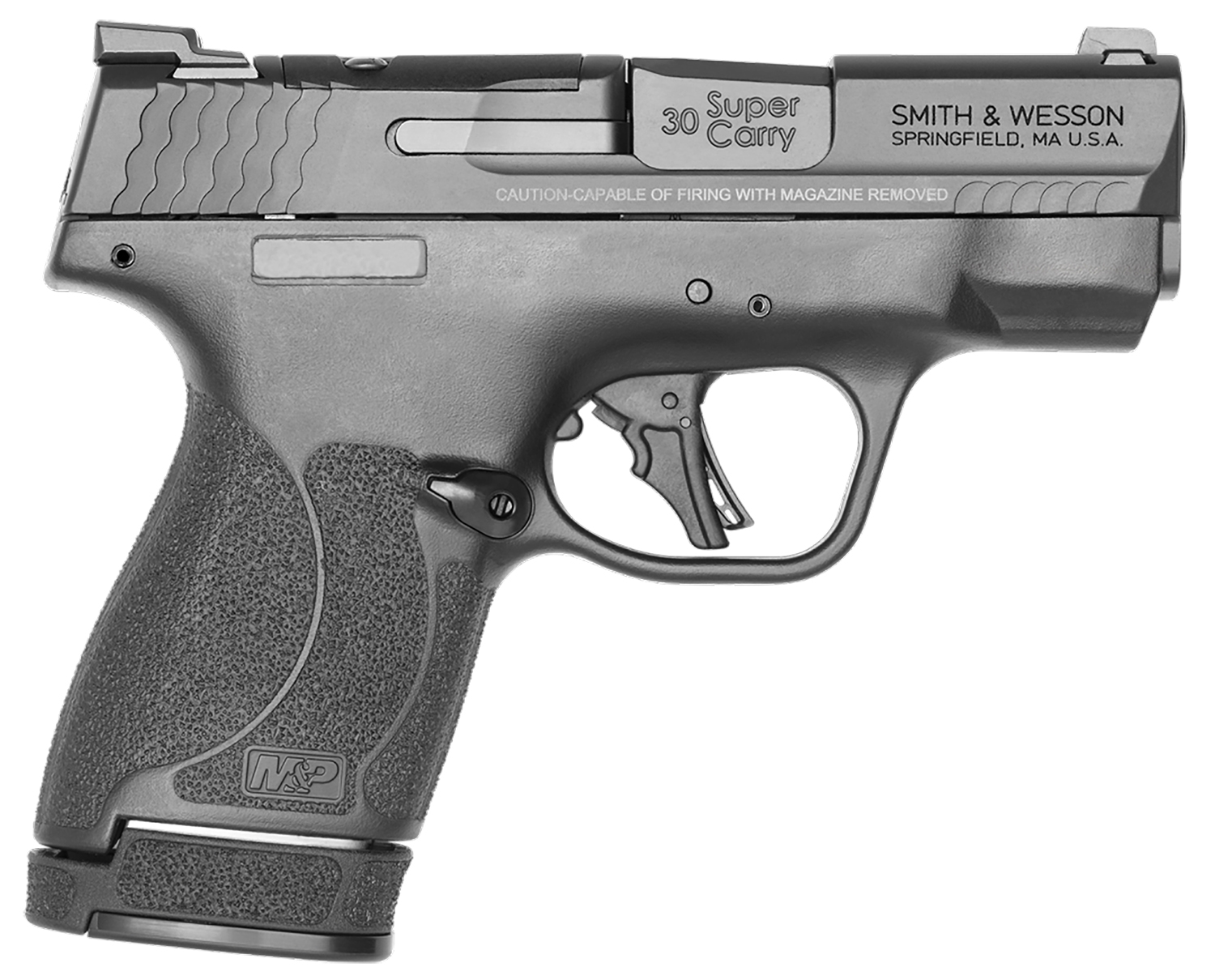S&W M&P30SHLD+ 13474 30SC OR NTS 3.1 13/16R BLK