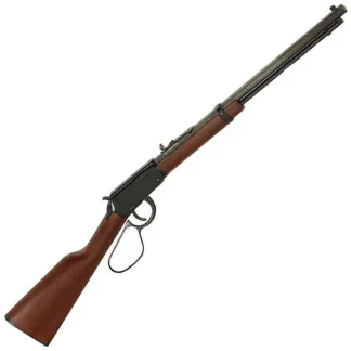 HENRY FRONTIER LEVER ACTION RIFLE RIL 22 LR 20 IN OCT BBL LG LOOP BLUE/ WALNUT 16 RD