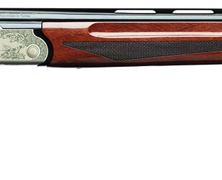 Charles Daly 930331 202A Compact 20 Gauge Break Open 3″ 2rd 26″ Blued Over/Under Vent Rib Barrel, Engraved Silver Aluminum Receiver, Fixed Walnut Stock, Right Hand