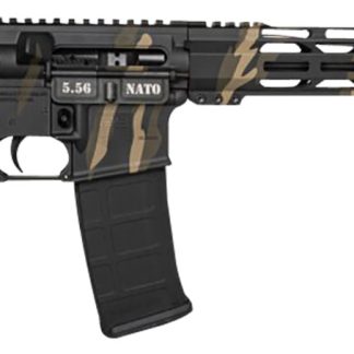 Diamondback DB1717K171 DB15  5.56x45mm NATO 30+1 16″, Tiger Stripe Camo Rec, Black Magpul Carbine Stock & Grip