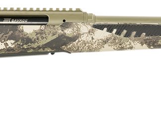 Savage Arms 58025 Impulse Big Game 30-06 Springfield 4+1 22″ Threaded, Hazel Green Barrel/Rec, Woodland Camo AccuStock with AccuFit, Includes Detachable Box Mag