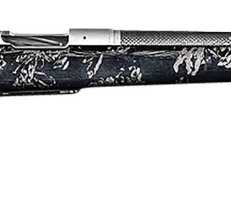 Christensen Arms 8010632800 Ridgeline FFT TI 7mm PRC 3+1 22″ Carbon Fiber Threaded Barrel, Stainless Titanium Rec, Black with Gray Accents Stock