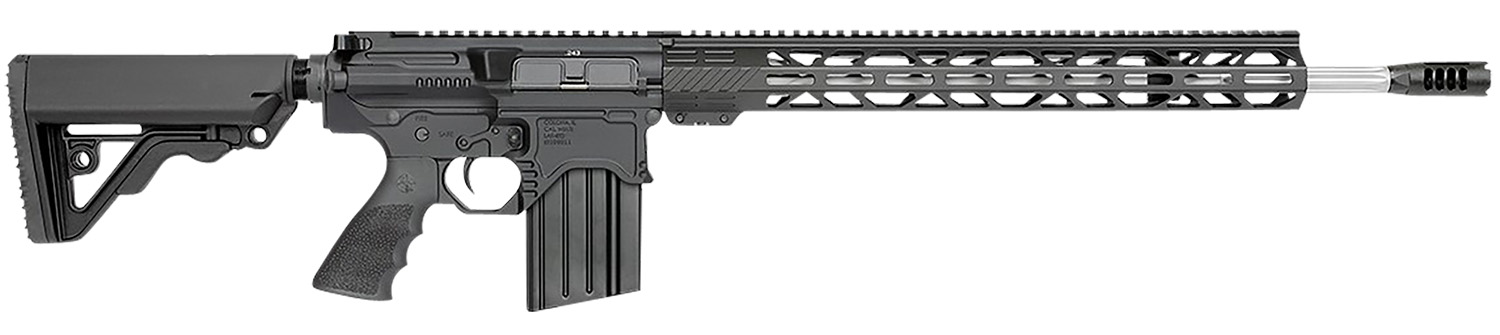 Rock River Arms 243A1534BT LAR-BT3 Predator HP 243 Win 20+1 20″ Stainless Fluted Barrel, Black Billet Rec, OEM Operator CAR Stock & Operator Brake, 17″ M-LOK Handgaurd, Hogue Rubber Grip
