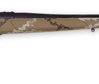 Weatherby VHH653WR8B Vanguard Outfitter 6.5-300 Wthby Mag 3+1 26″ Threaded/Spiral Fluted, Graphite Black Barrel/Rec, Tan with Brown & White Sponge Synthetic Stock, Accubrake Muzzle Brake, Adj. Trigger