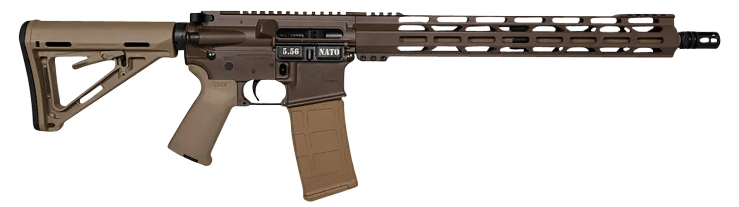 Diamondback DB1717K131 DB15 5.56x45mm NATO 30+1 16″, FDE, OEM Carbon Lower, 15″ M-Lok Handguard, Magpul Grip & Carbine Stock, A2 Flash Hider