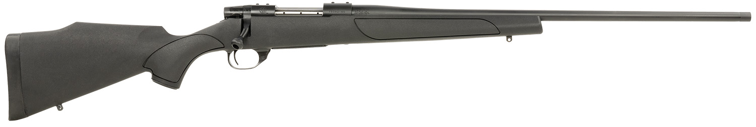 Weatherby VTX306SR2T Vanguard Obsidian Full Size 30-06 Springfield 5+1 22″ Blued #2 Contour Threaded Barrel, Blued Drilled & Tapped Steel Receiver, Black Monte Carlo Synthetic Stock
