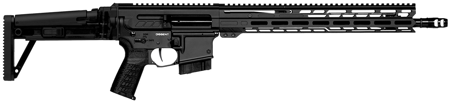 CMMG 60AA90CAB Dissent MK4 6mm ARC 10+1 (2) 16.10″, Black Armor, Side Charging Handle Rec, 15″ M-Lok Handguard, Side Folding Stock, Zeroed Grip, Muzzle Brake, 60/90 Ambi Safety, Adj. Gas Block