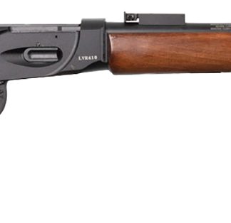 Gforce Arms GFLVR410S Saddlehorn  Lever 2.50″ 9+1 24″ Black Steel Barrel, Black Picatinny Rail Aluminum Receiver, Fixed Walnut Stock