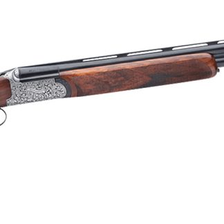 Rizzini USA 41012029 Round Body EM Full Size 20 Gauge Break Action 2rd 29″ Vent Rib Barrel, Coin Anodized Silver Receiver, Fixed w/Prince of Whales Grip Grade III Turkish Walnut Stock