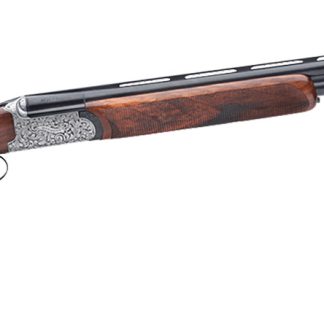 Rizzini USA 41012829 Round Body EM Full Size 28 Gauge Break Action 2rd 29″ Vent Rib Barrel, Coin Anodized Silver Receiver, Fixed w/Prince of Whales Grip Grade III Turkish Walnut Stock